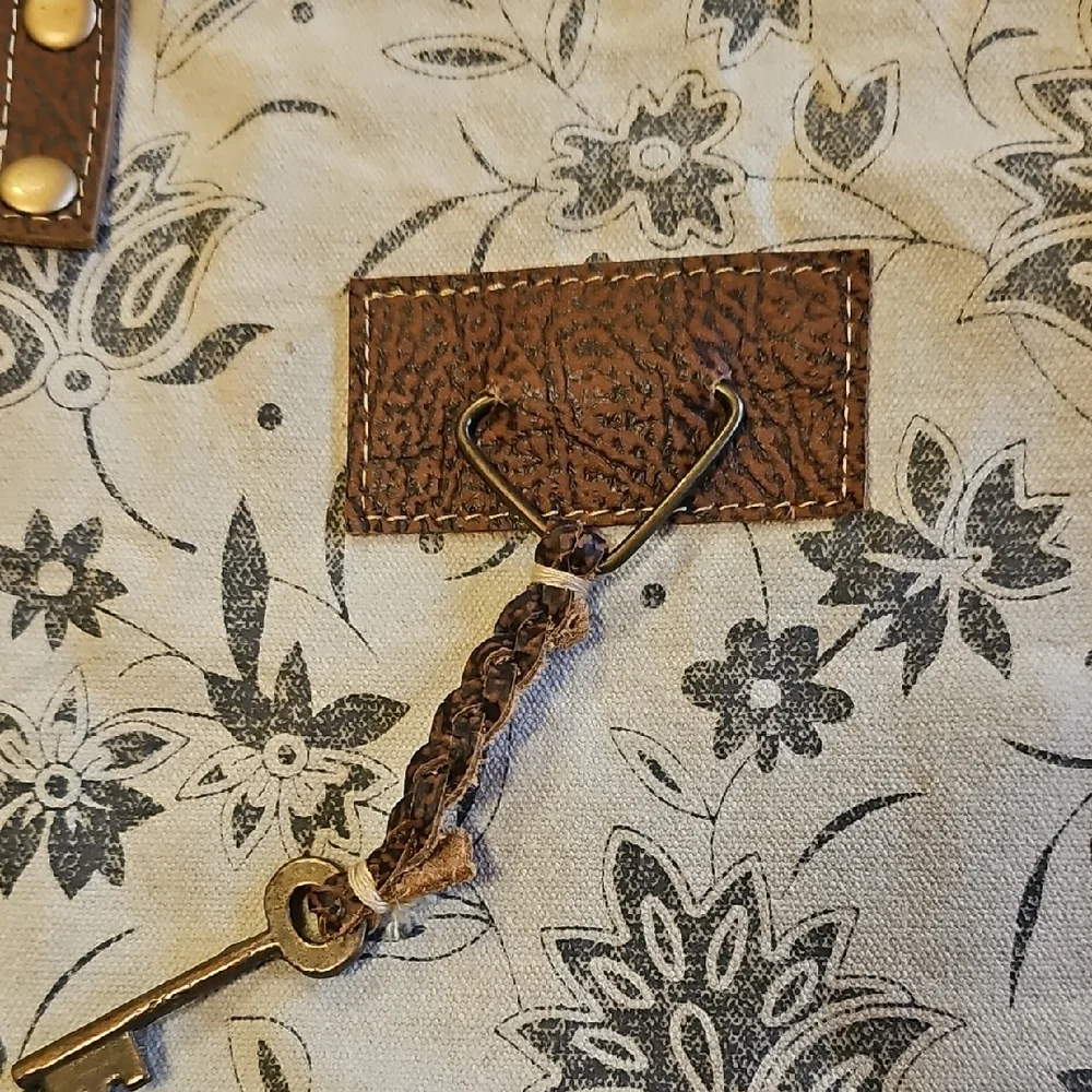 Myra Floral Canvas Tote Bag - Picture 2 of 11